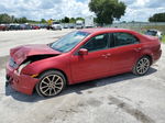 2008 Ford Fusion Se Red vin: 3FAHP07ZX8R265562