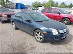 2008 Ford Fusion Se Blue vin: 3FAHP07ZX8R271331