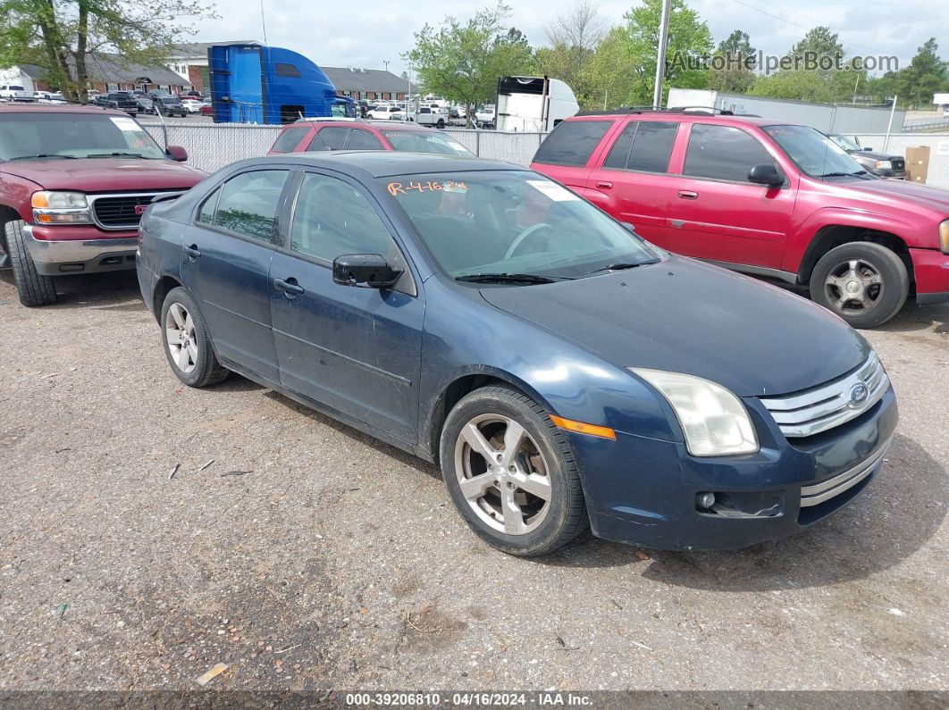 2008 Ford Fusion Se Blue vin: 3FAHP07ZX8R271331