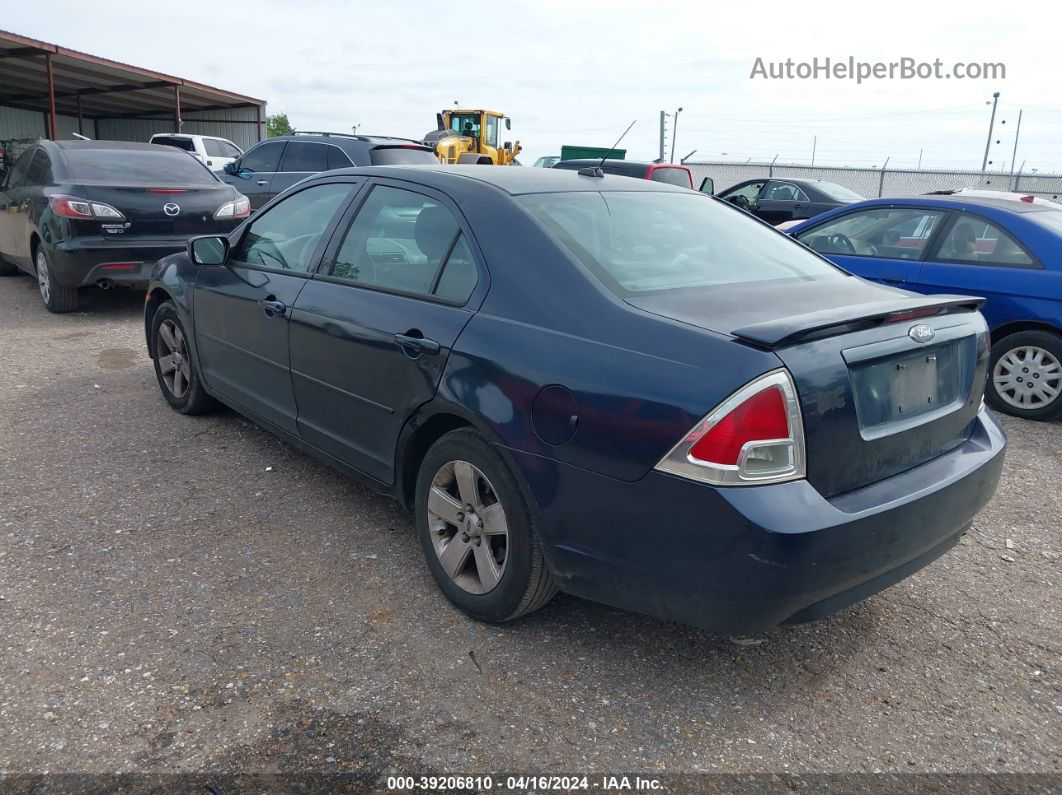 2008 Ford Fusion Se Blue vin: 3FAHP07ZX8R271331