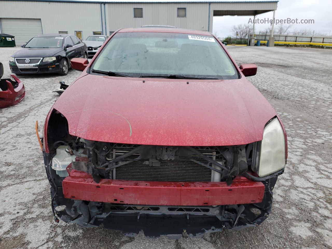 2006 Ford Fusion Sel Maroon vin: 3FAHP08106R132668