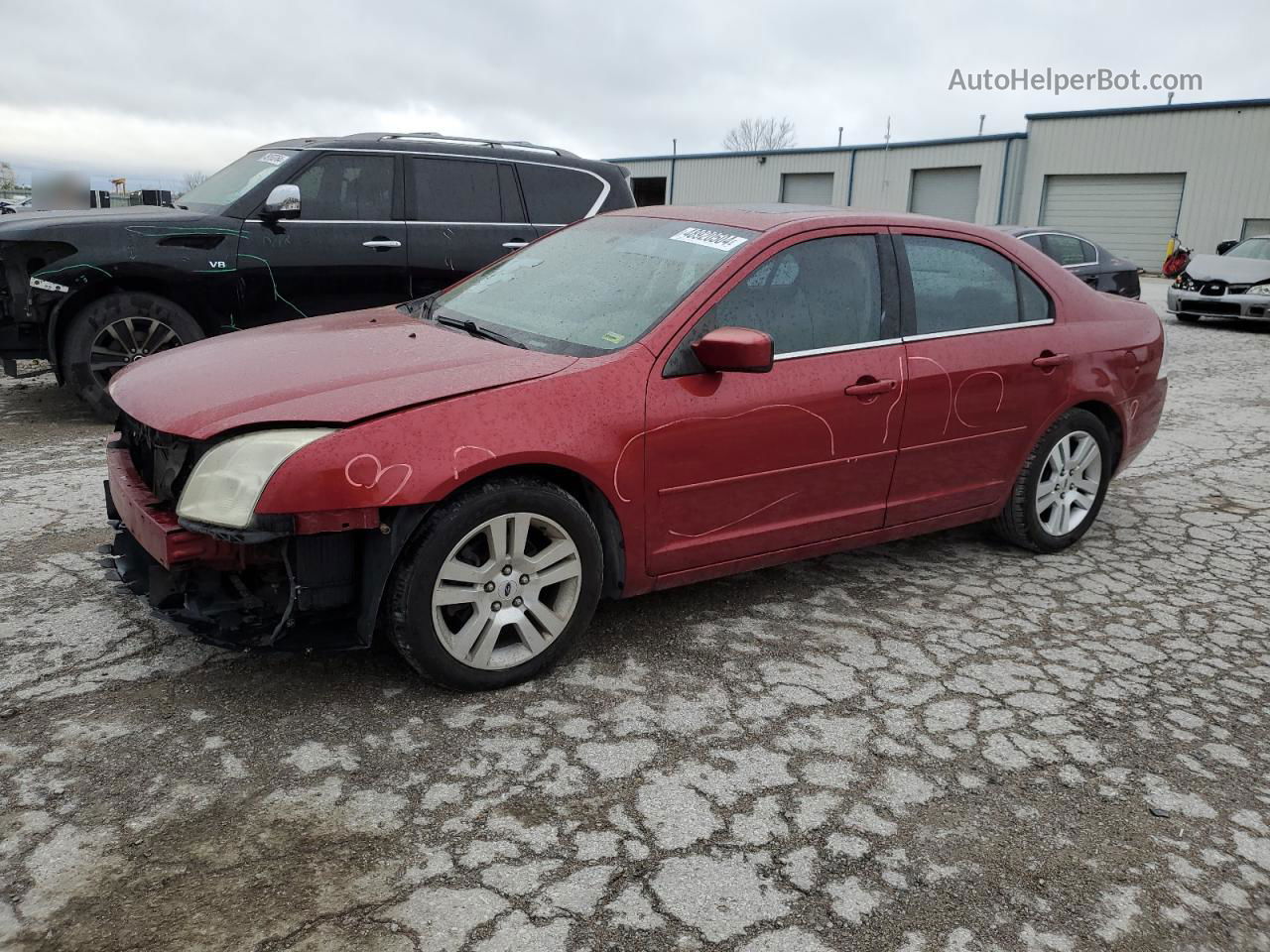 2006 Ford Fusion Sel Maroon vin: 3FAHP08106R132668