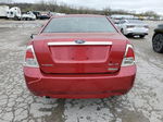 2006 Ford Fusion Sel Maroon vin: 3FAHP08106R132668