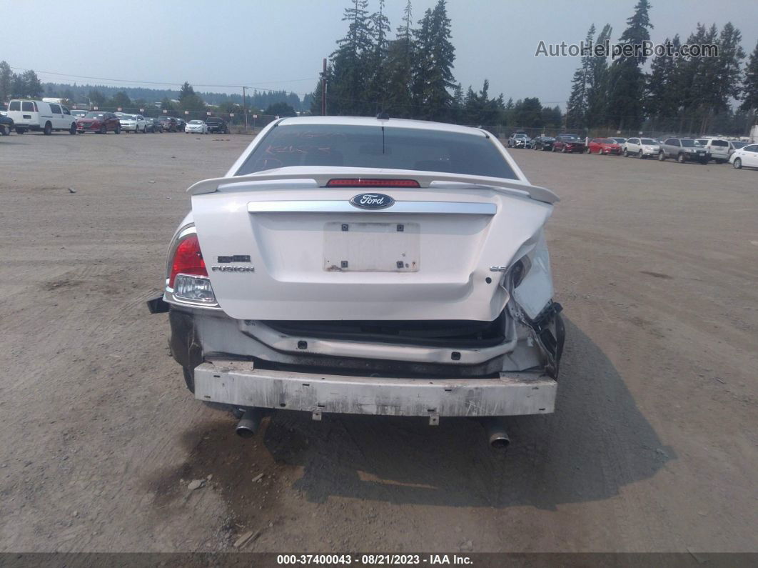 2008 Ford Fusion Sel White vin: 3FAHP08108R194185