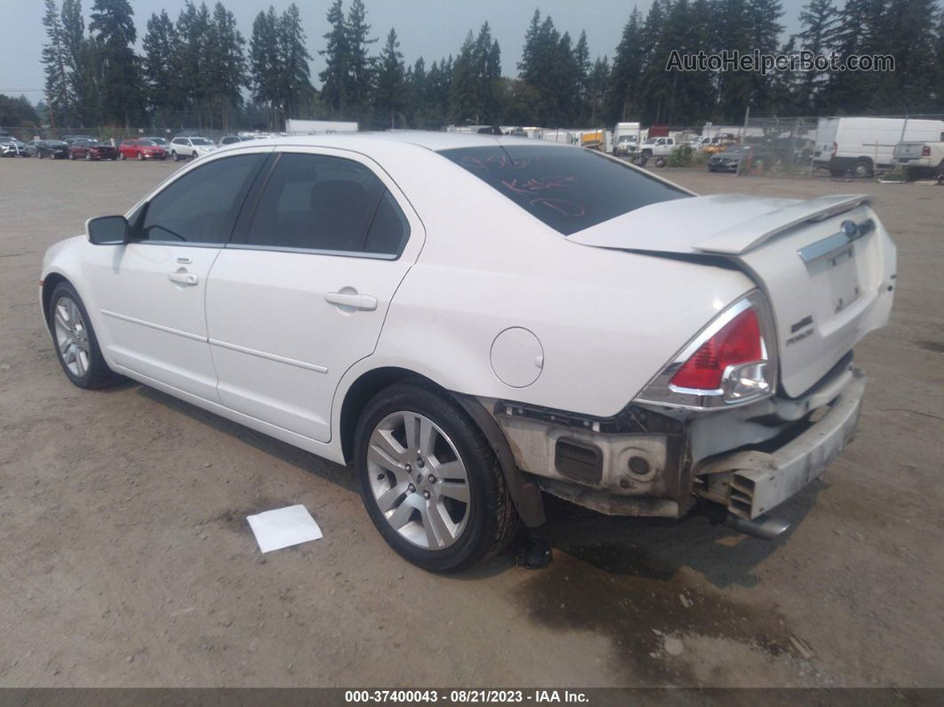 2008 Ford Fusion Sel White vin: 3FAHP08108R194185