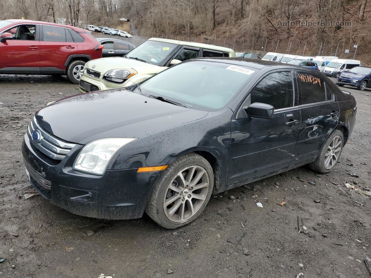 2008 Ford Fusion Sel Черный vin: 3FAHP08108R246575