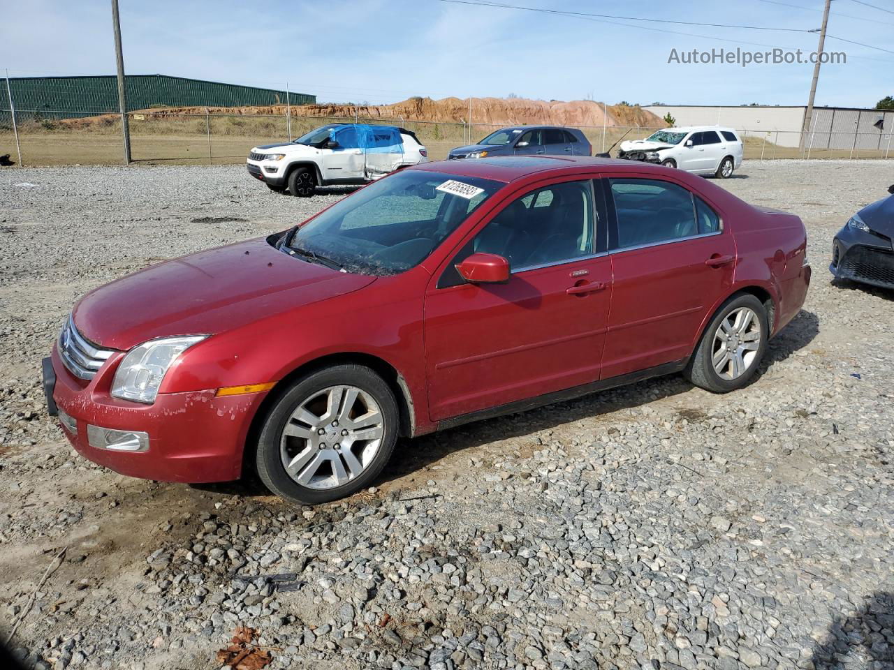 2008 Ford Fusion Sel Red vin: 3FAHP08108R265336