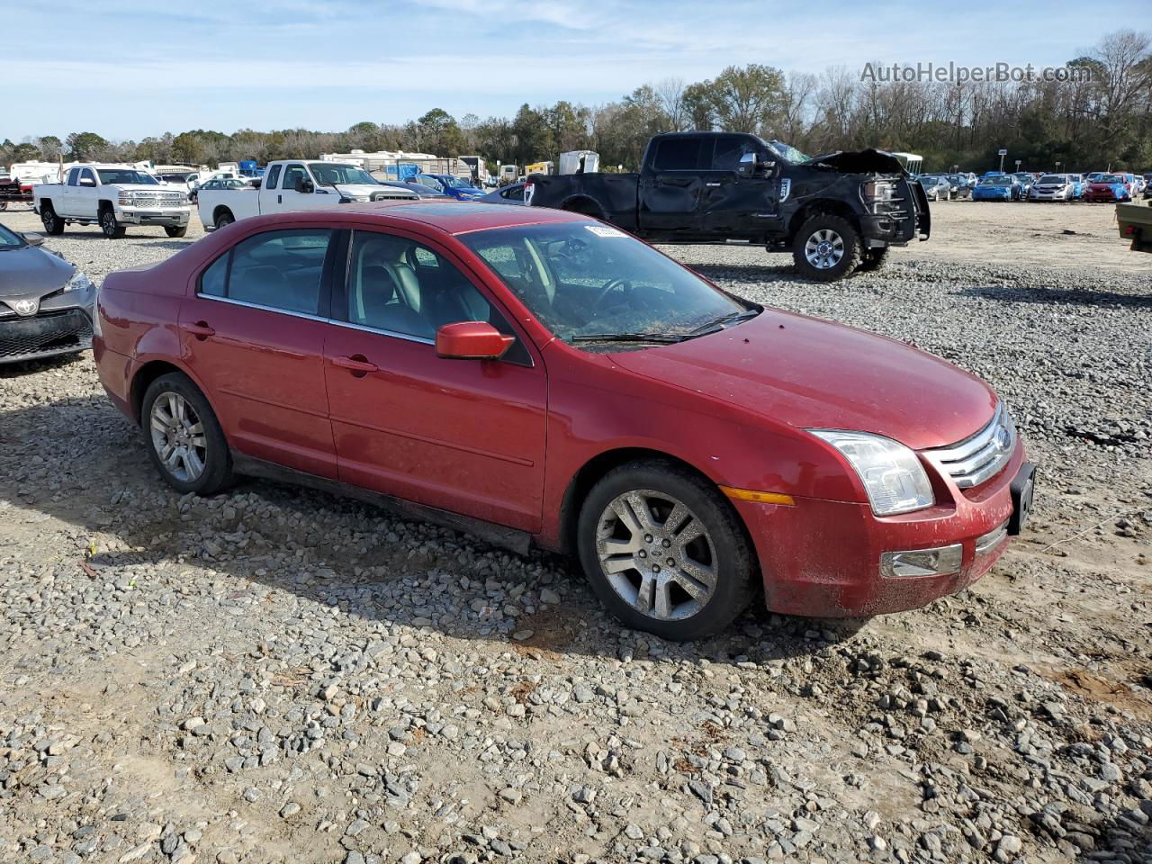 2008 Ford Fusion Sel Красный vin: 3FAHP08108R265336