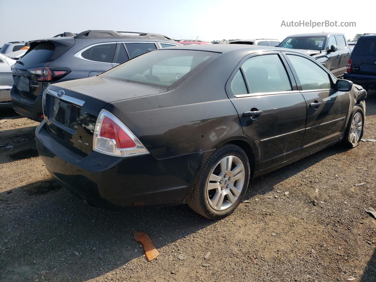 2006 Ford Fusion Sel Black vin: 3FAHP08116R107438