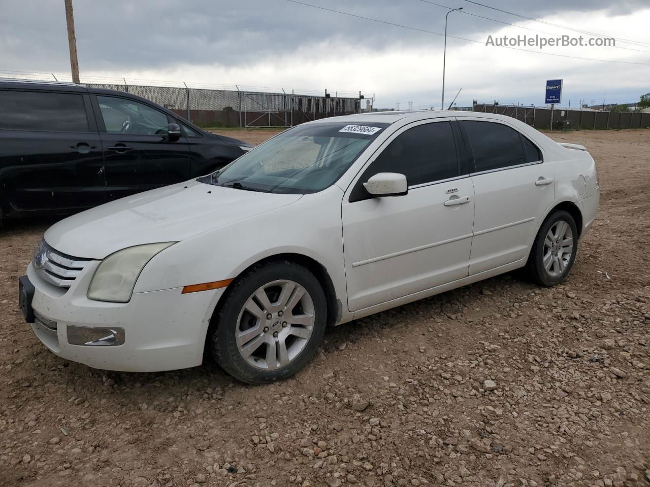 2008 Ford Fusion Sel White vin: 3FAHP08118R176441