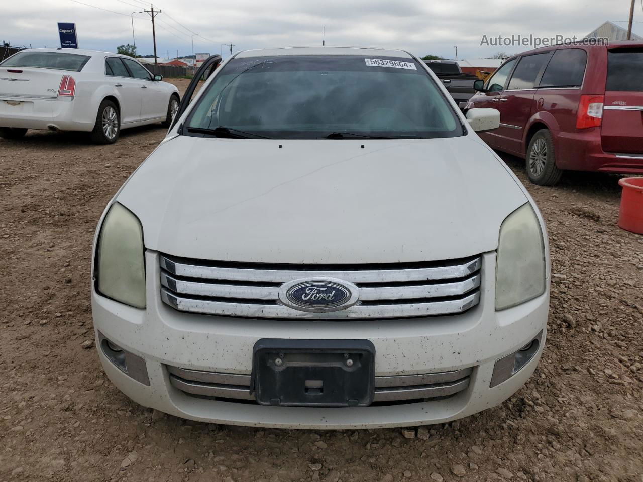 2008 Ford Fusion Sel White vin: 3FAHP08118R176441