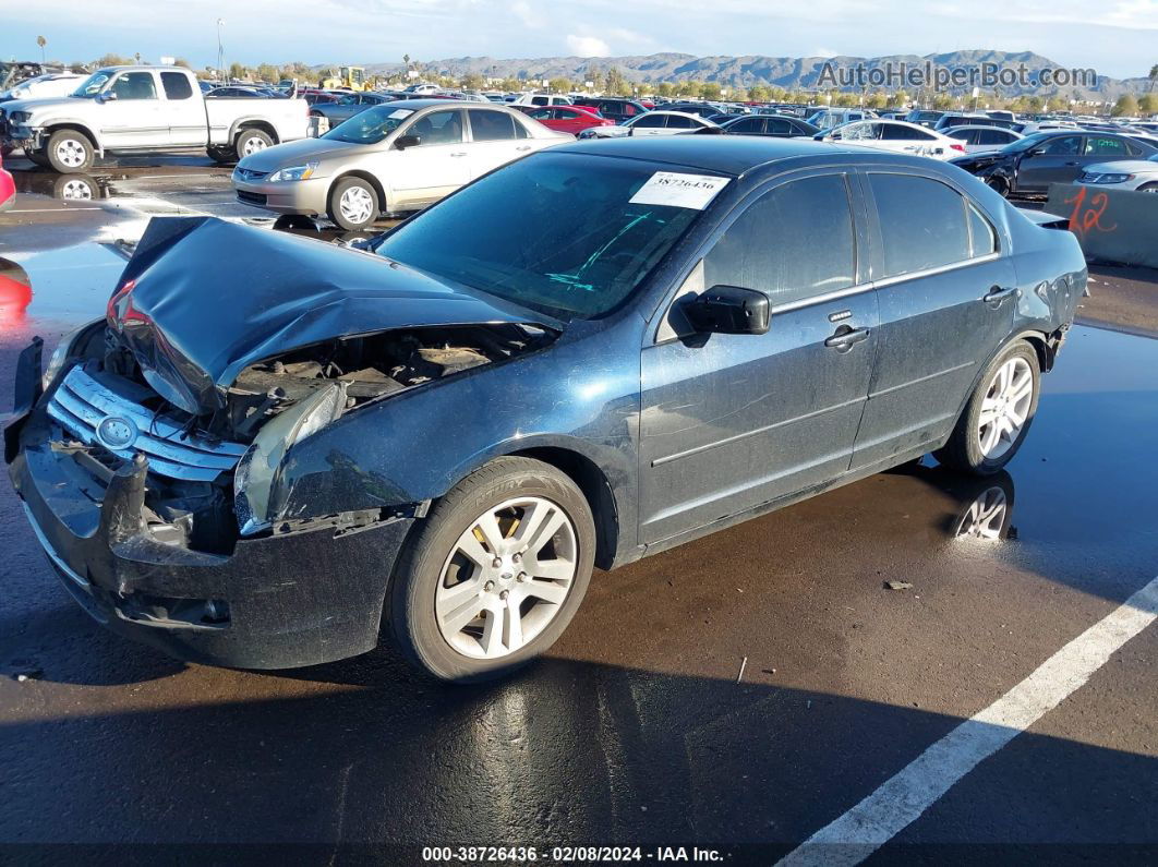 2008 Ford Fusion Sel Blue vin: 3FAHP08118R178710