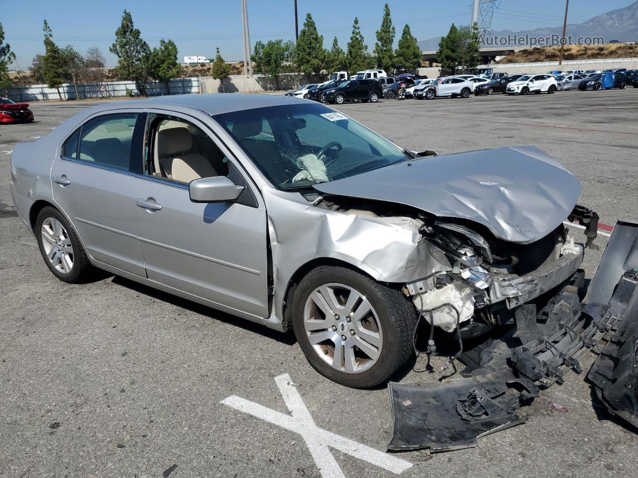 2008 Ford Fusion Sel Silver vin: 3FAHP08118R194180