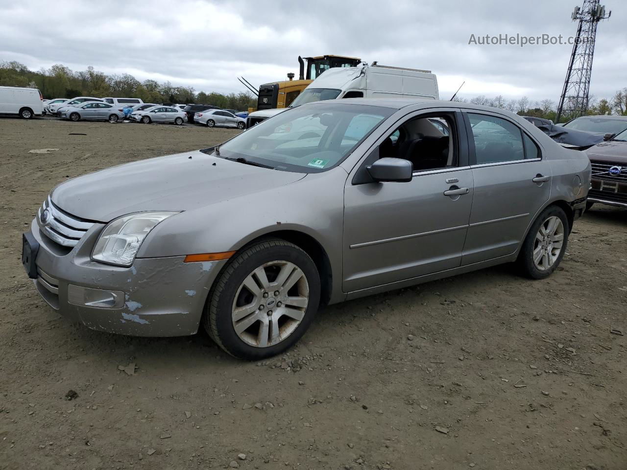 2008 Ford Fusion Sel Beige vin: 3FAHP08118R207896