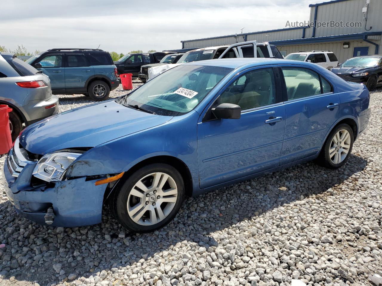 2009 Ford Fusion Sel Blue vin: 3FAHP08119R101756