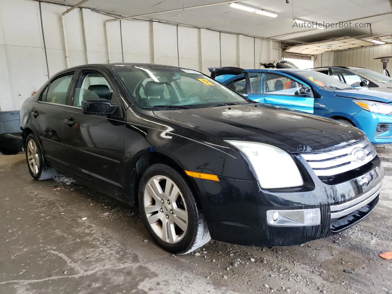 2006 Ford Fusion Sel Черный vin: 3FAHP08126R121526