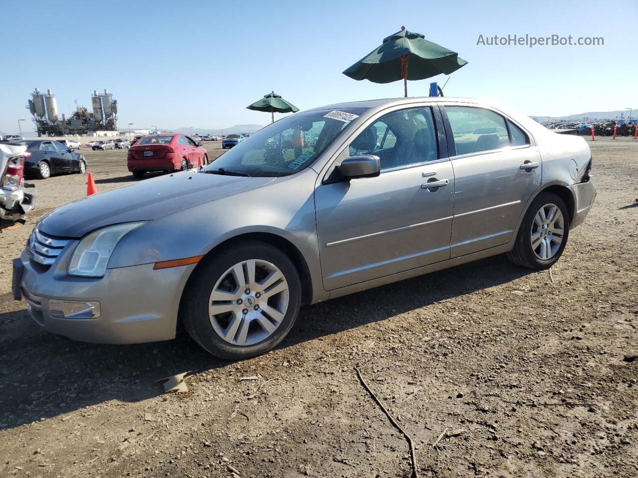 2008 Ford Fusion Sel Silver vin: 3FAHP08128R208703