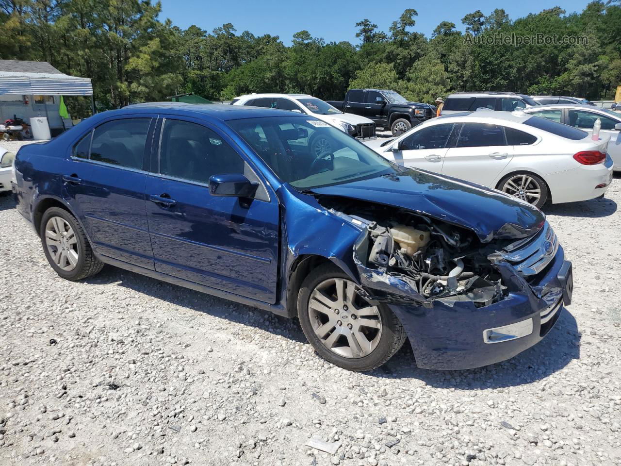 2006 Ford Fusion Sel Blue vin: 3FAHP08136R100698