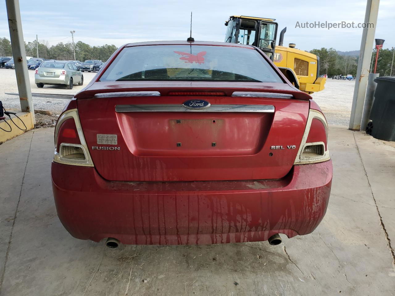 2008 Ford Fusion Sel Red vin: 3FAHP08138R124406