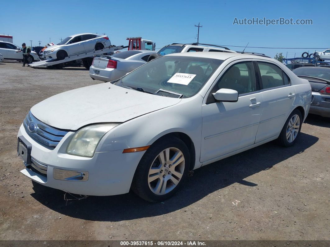 2008 Ford Fusion Sel White vin: 3FAHP08138R162878