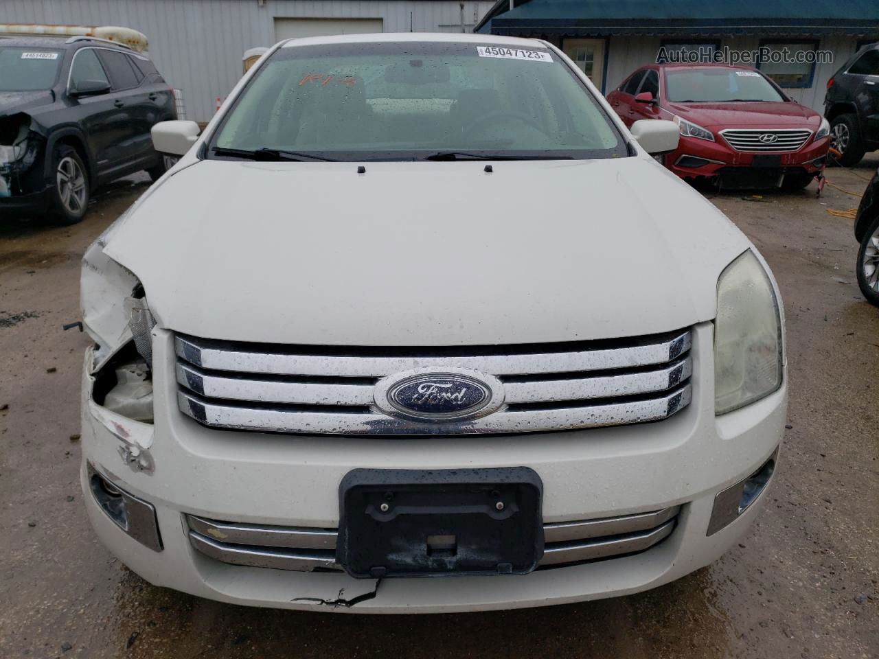 2008 Ford Fusion Sel White vin: 3FAHP08138R184296