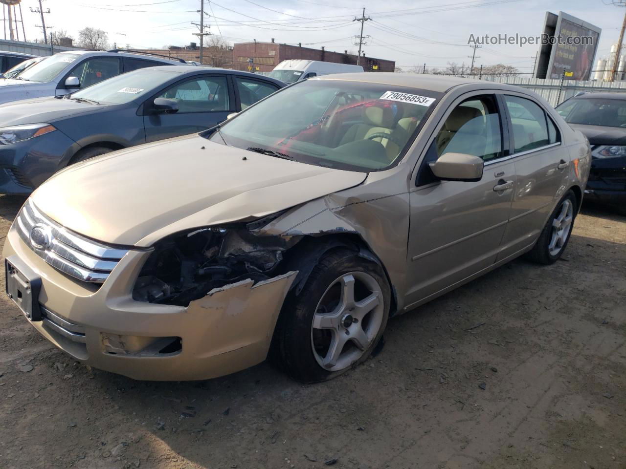 2008 Ford Fusion Sel Желто-коричневый vin: 3FAHP08138R237689