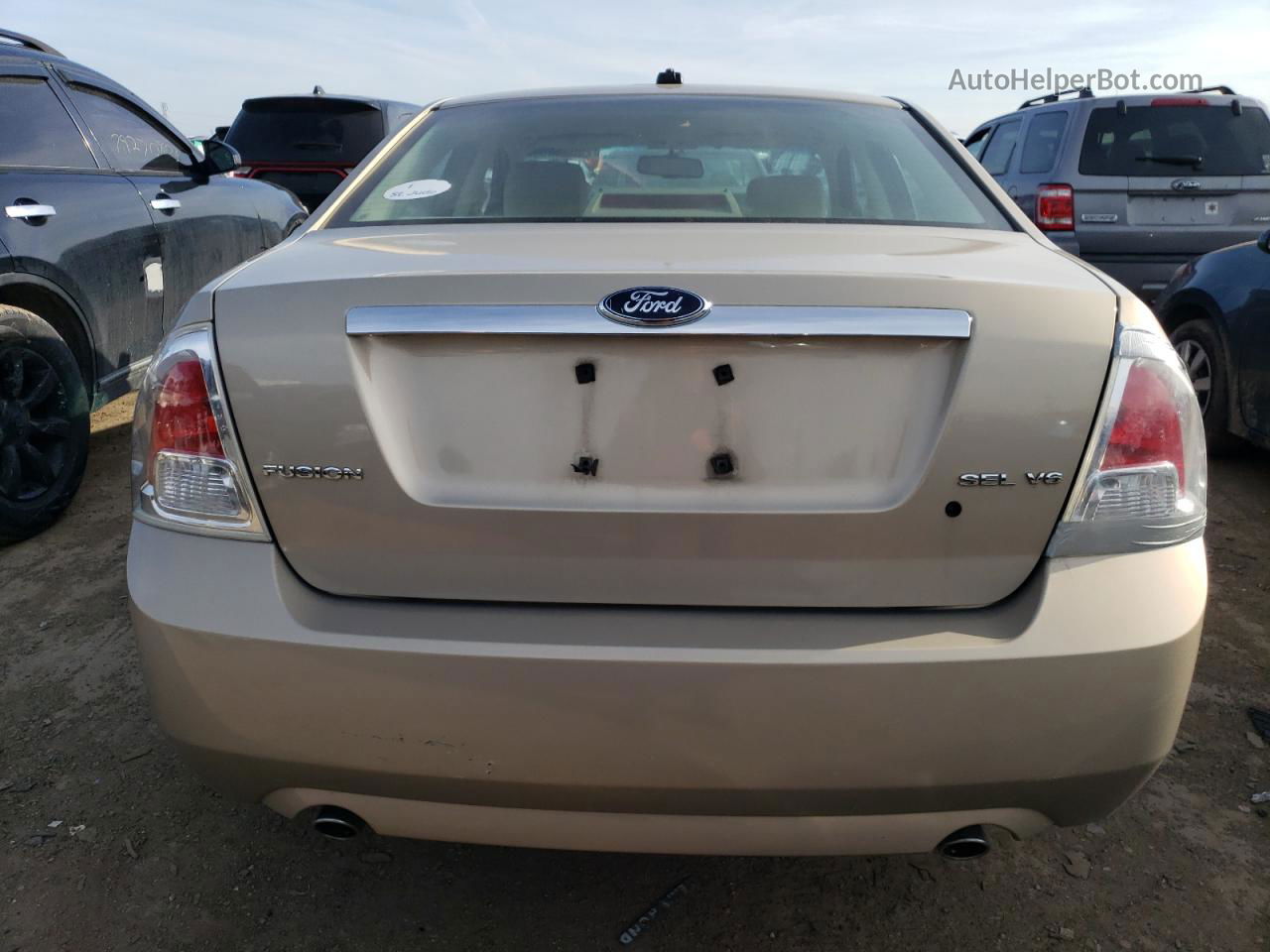 2008 Ford Fusion Sel Желто-коричневый vin: 3FAHP08138R237689