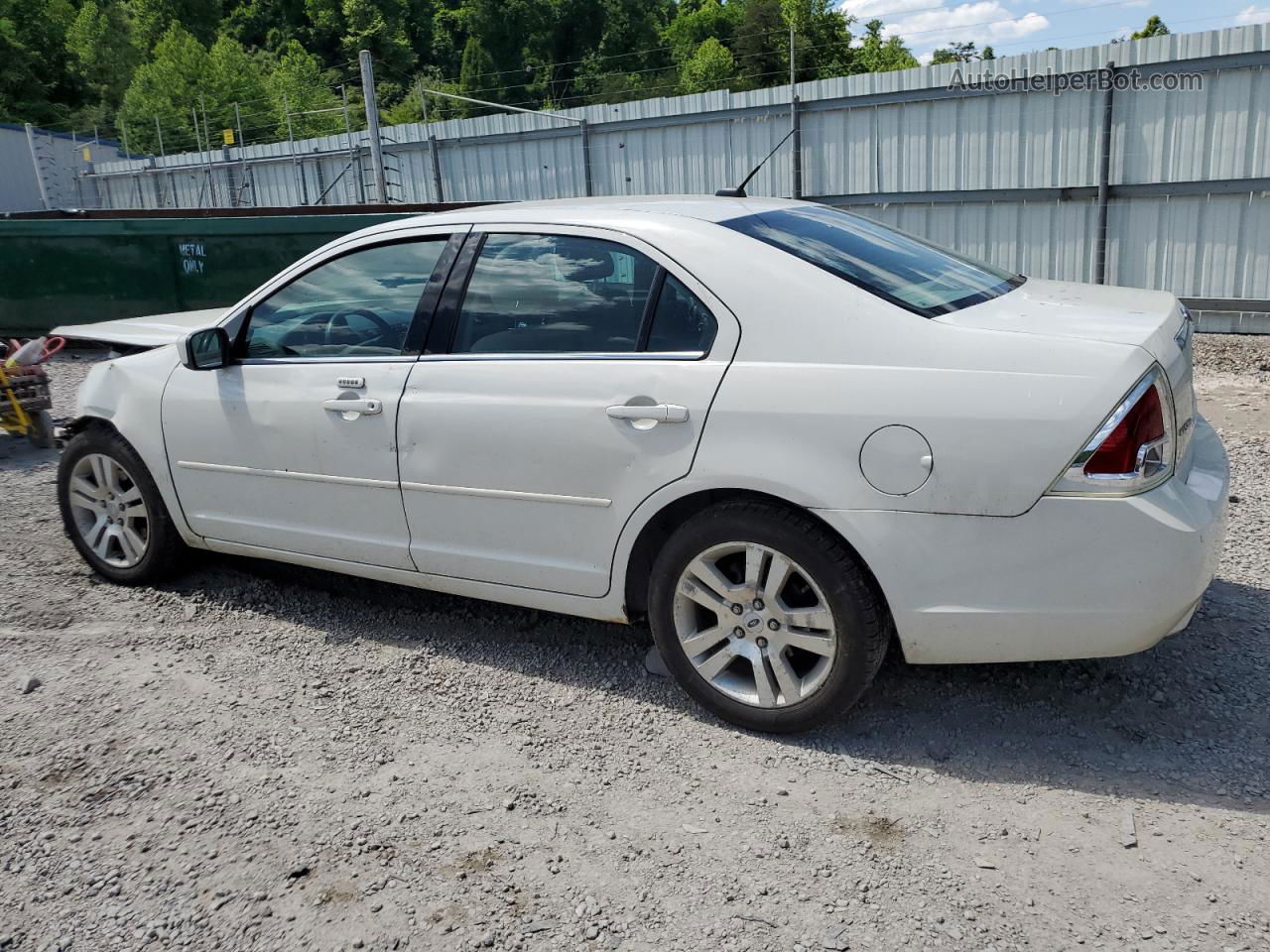 2008 Ford Fusion Sel White vin: 3FAHP08138R242455