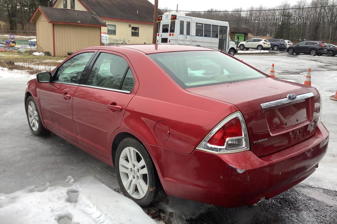 2006 Ford Fusion Sel Red vin: 3FAHP08146R125934