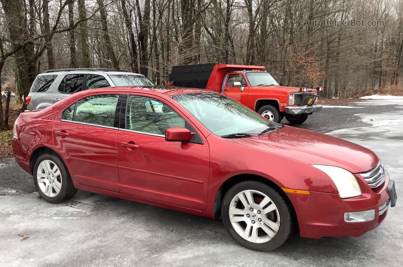 2006 Ford Fusion Sel Red vin: 3FAHP08146R125934