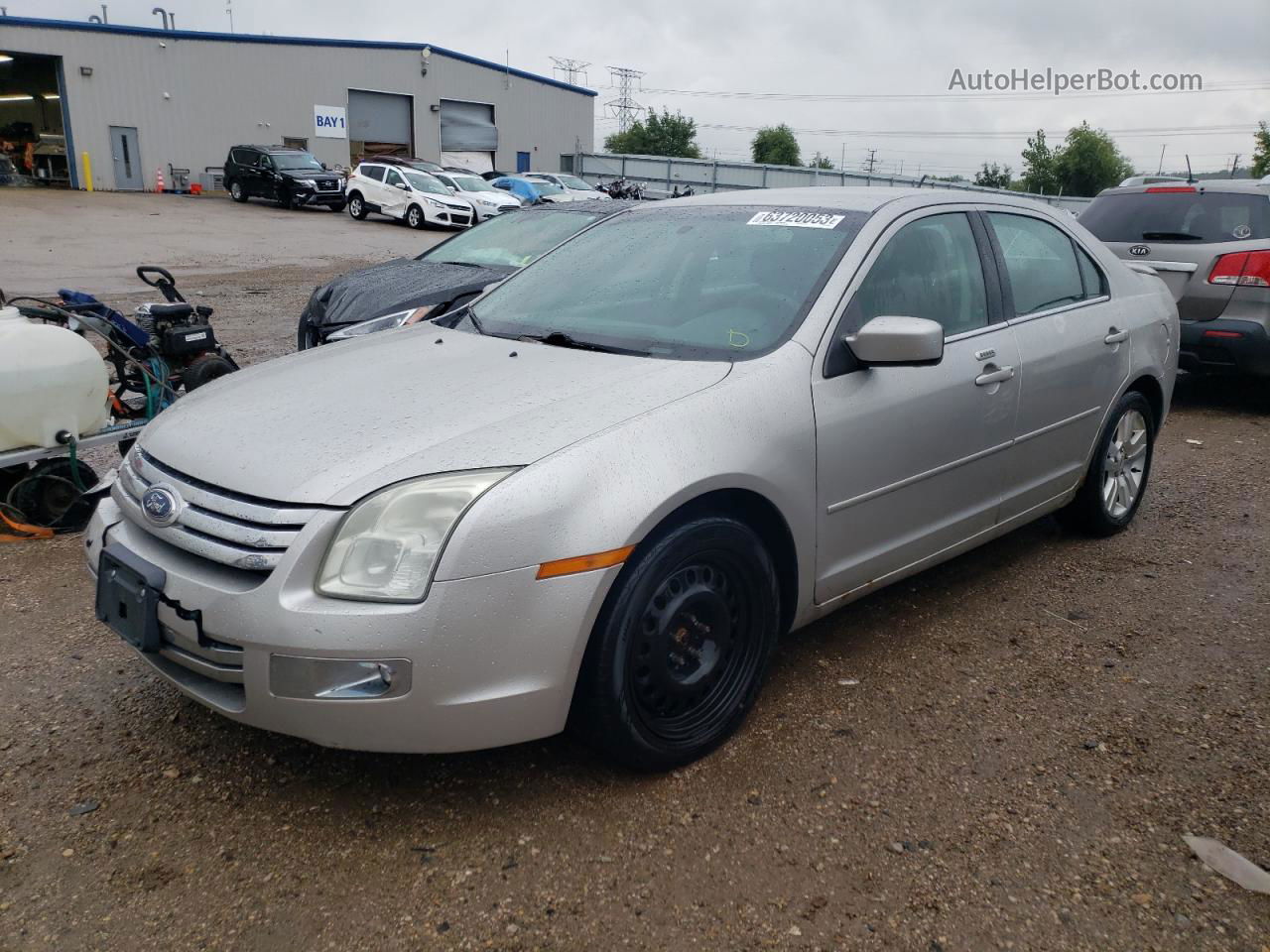 2008 Ford Fusion Sel Silver vin: 3FAHP08148R204720