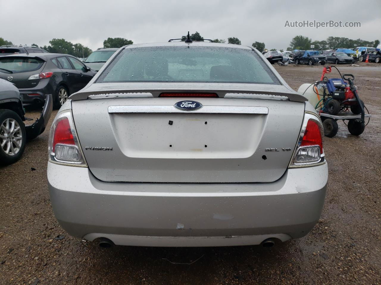 2008 Ford Fusion Sel Silver vin: 3FAHP08148R204720