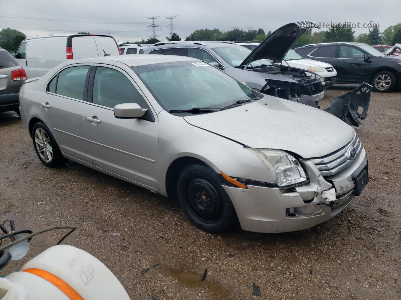 2008 Ford Fusion Sel Silver vin: 3FAHP08148R204720