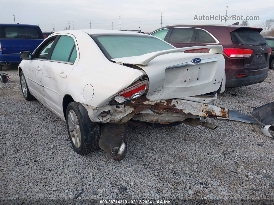 2006 Ford Fusion Sel White vin: 3FAHP08156R113775