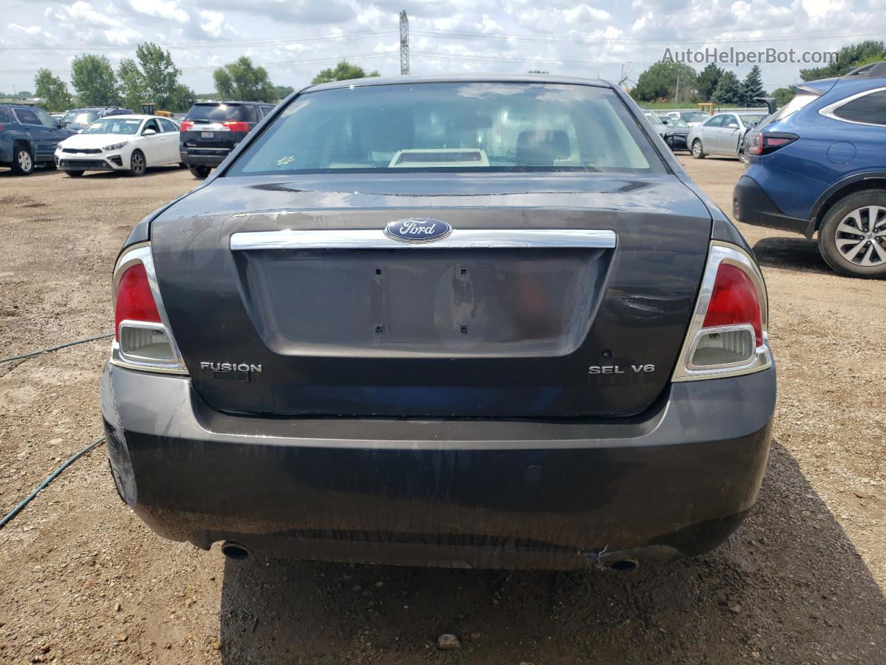 2006 Ford Fusion Sel Gray vin: 3FAHP08156R118393