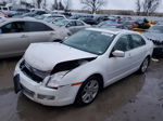 2008 Ford Fusion Sel White vin: 3FAHP08158R161604