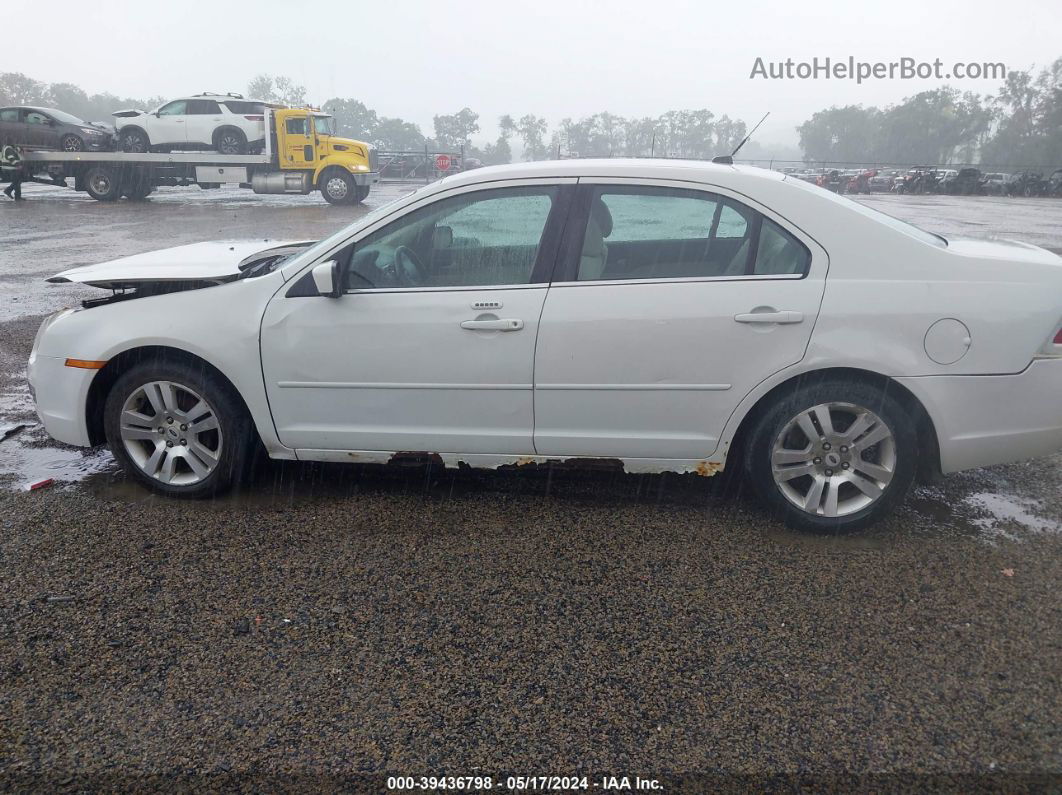 2008 Ford Fusion Sel White vin: 3FAHP08158R215998