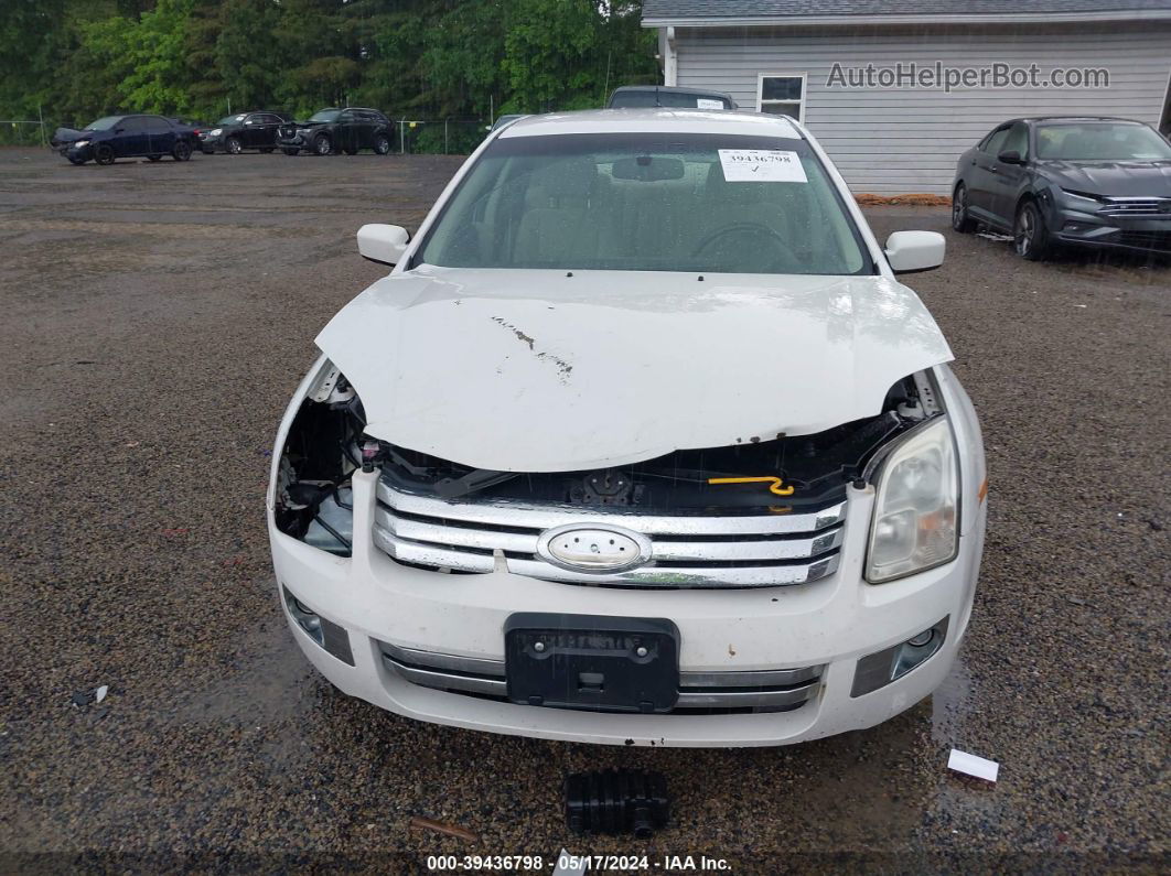 2008 Ford Fusion Sel White vin: 3FAHP08158R215998