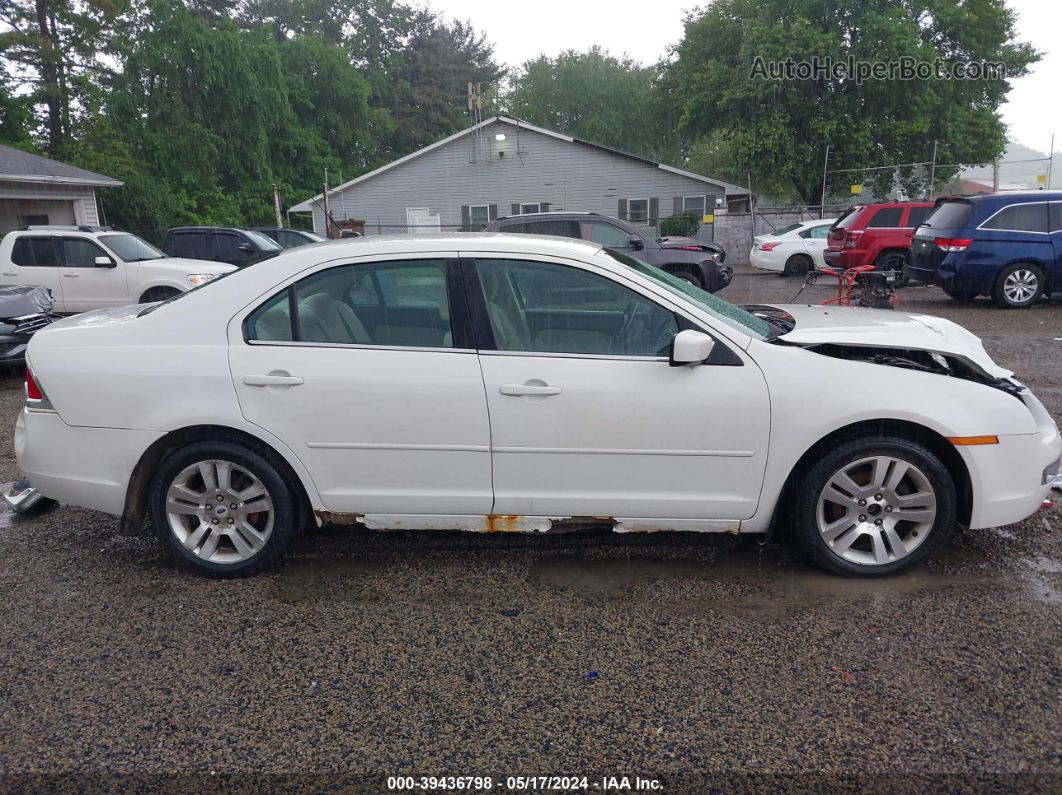 2008 Ford Fusion Sel White vin: 3FAHP08158R215998