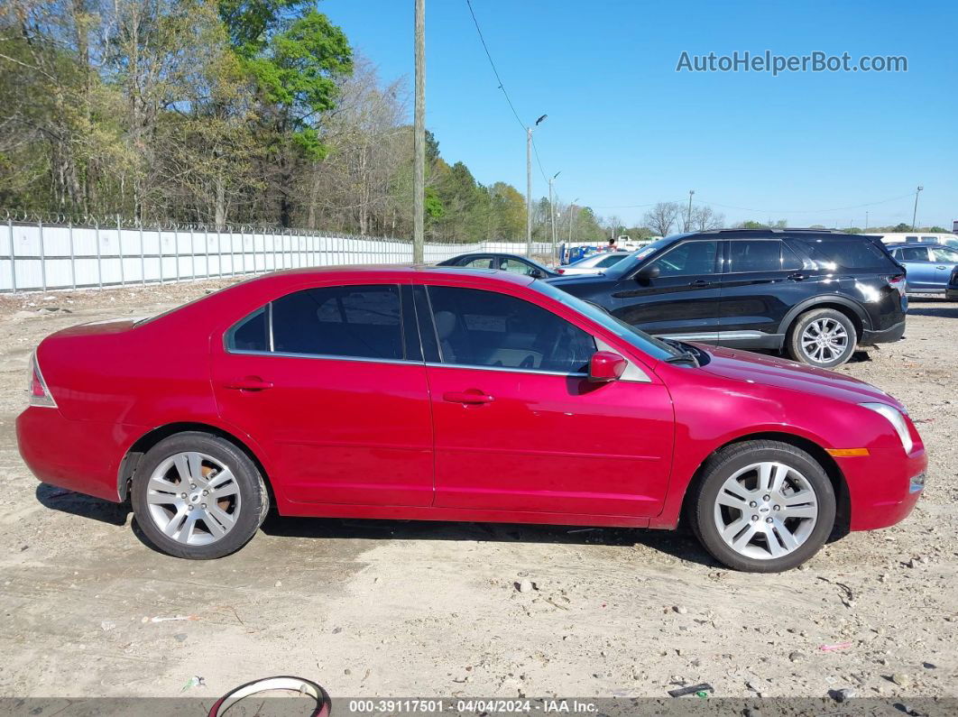 2006 Ford Fusion Sel Red vin: 3FAHP08166R172415