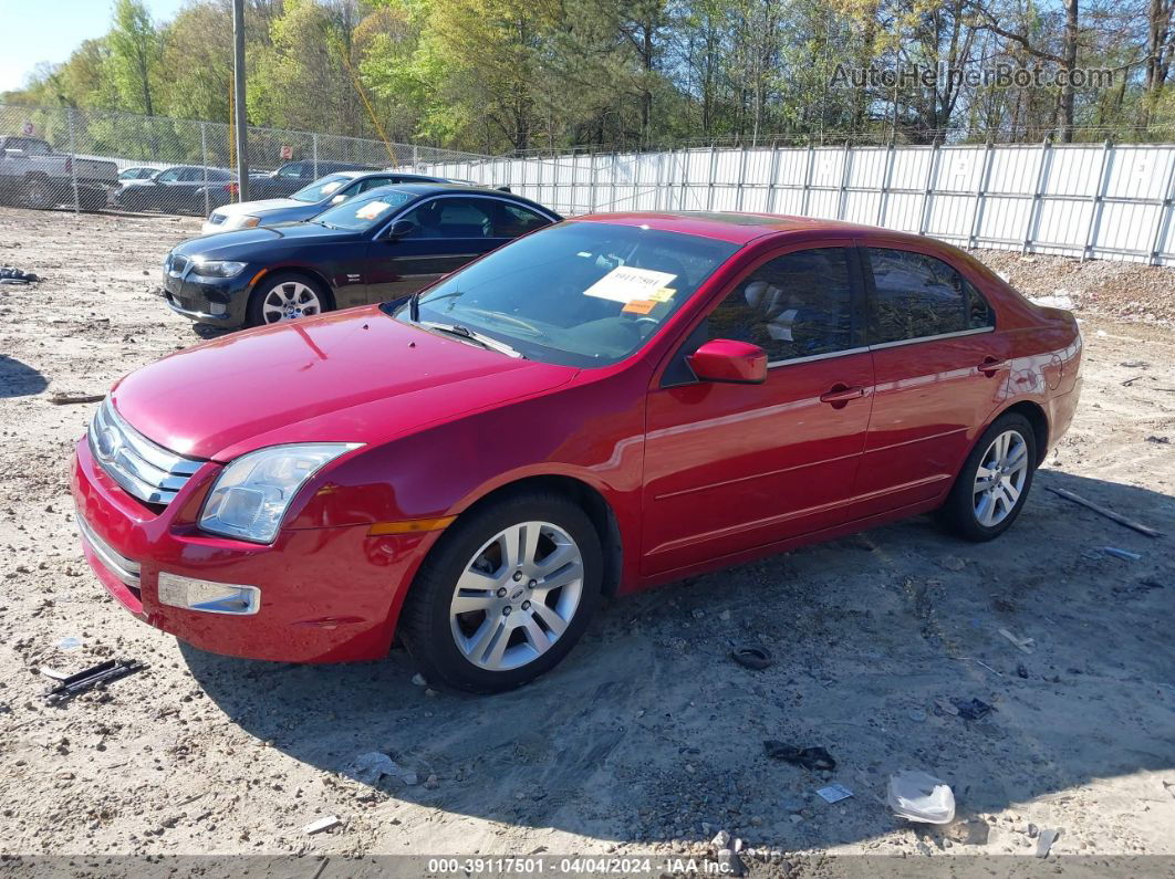 2006 Ford Fusion Sel Red vin: 3FAHP08166R172415