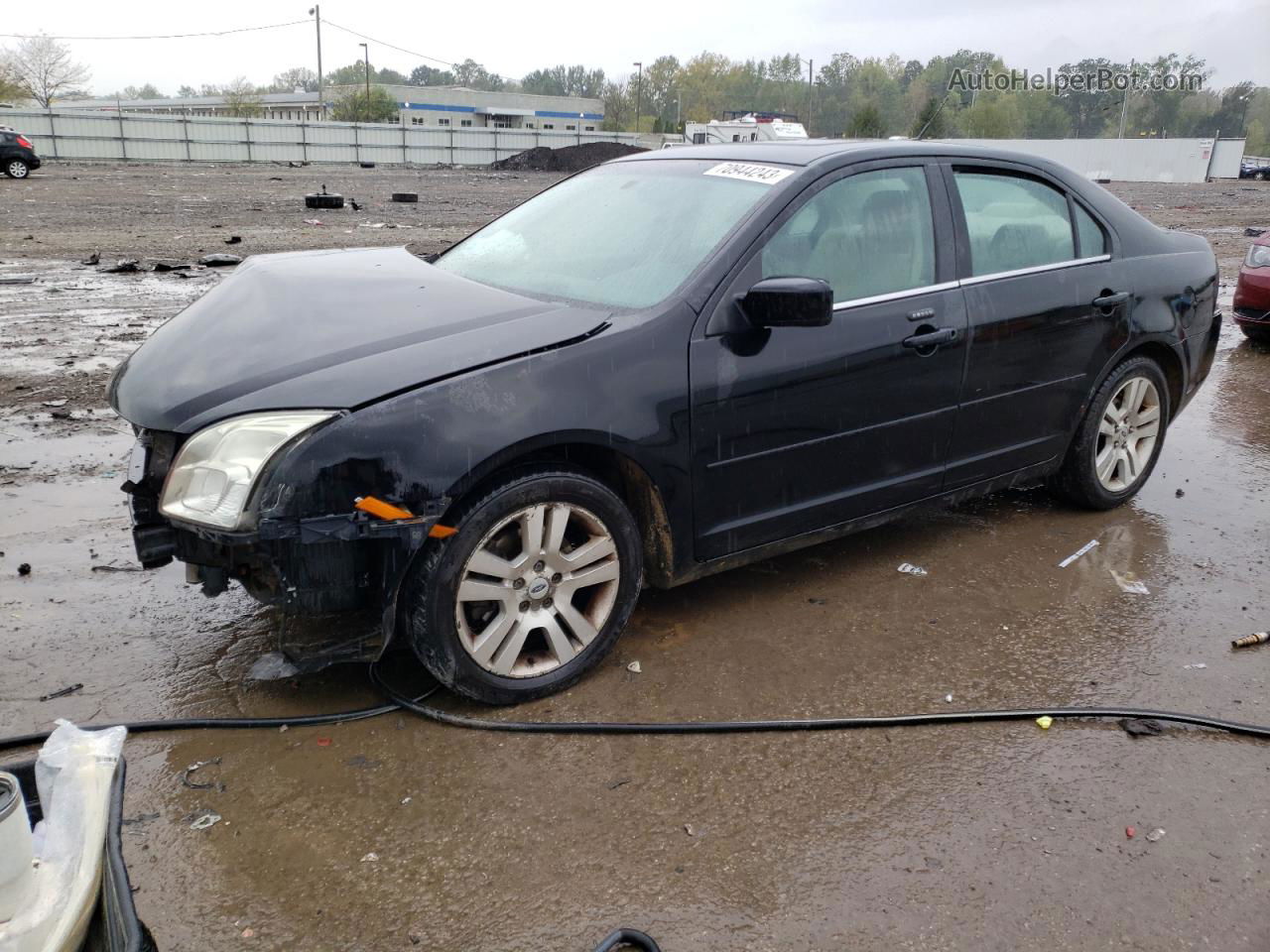 2008 Ford Fusion Sel Черный vin: 3FAHP08168R227254