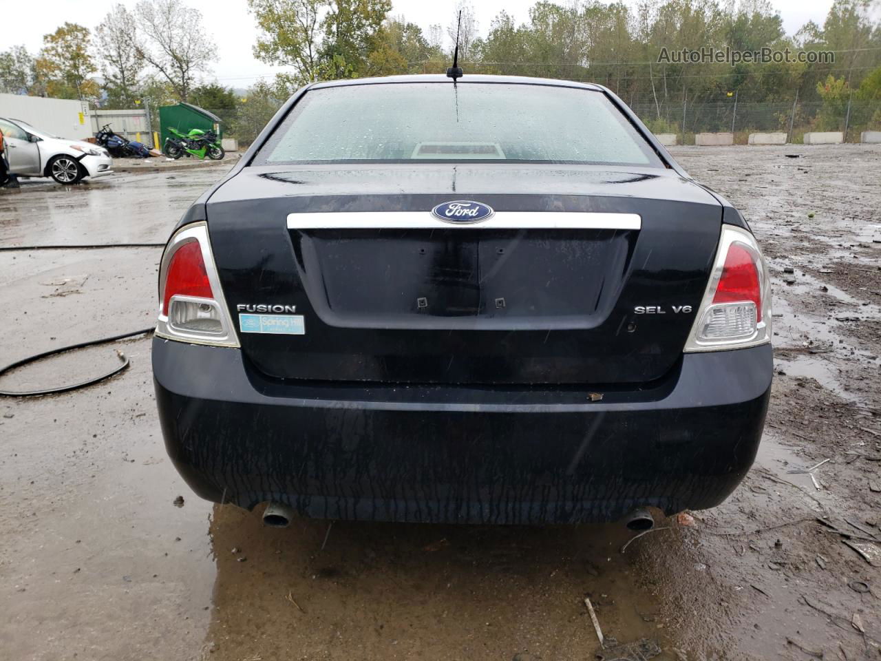 2008 Ford Fusion Sel Black vin: 3FAHP08168R227254