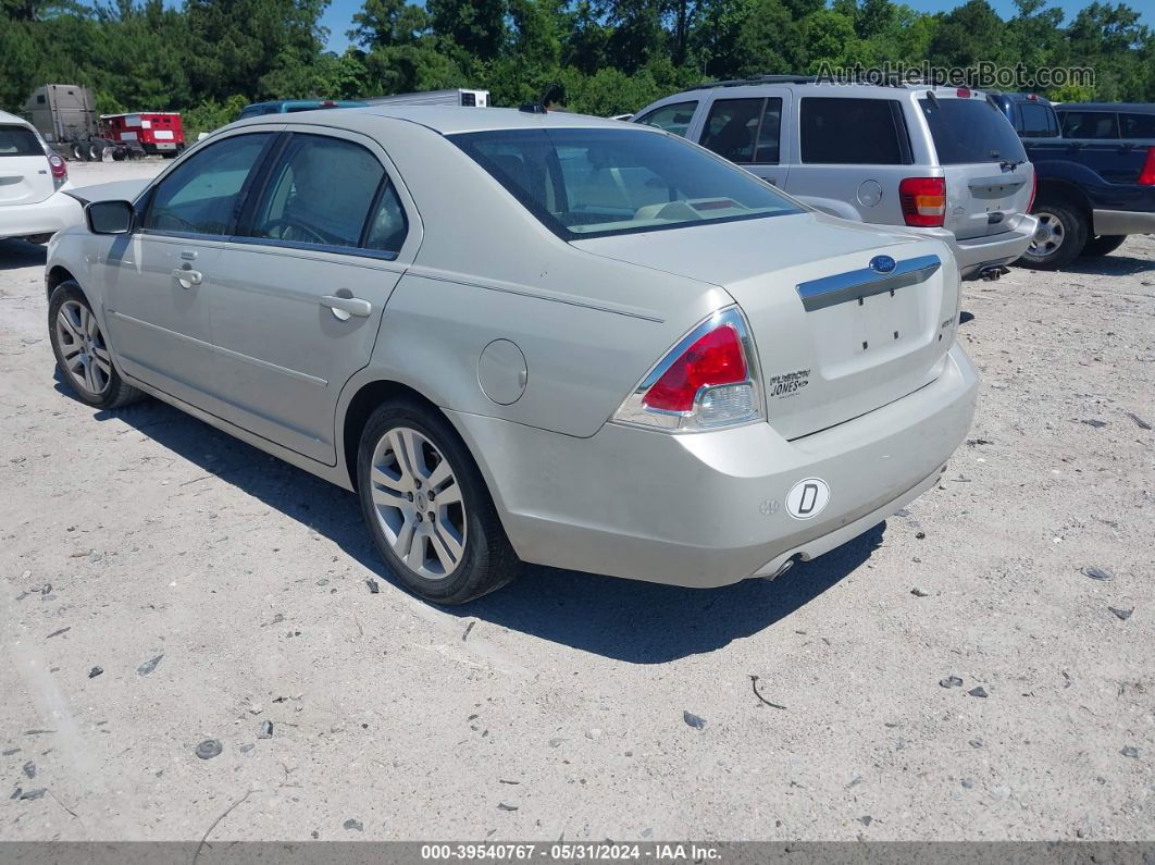 2008 Ford Fusion Sel Beige vin: 3FAHP08168R230946