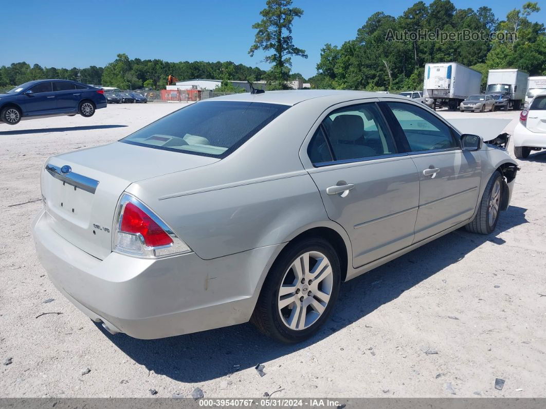 2008 Ford Fusion Sel Beige vin: 3FAHP08168R230946