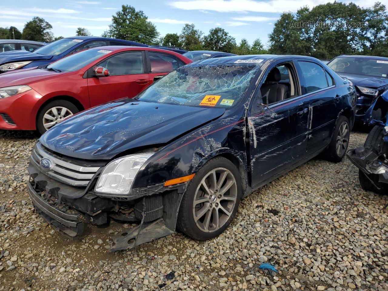 2008 Ford Fusion Sel Black vin: 3FAHP08168R240585