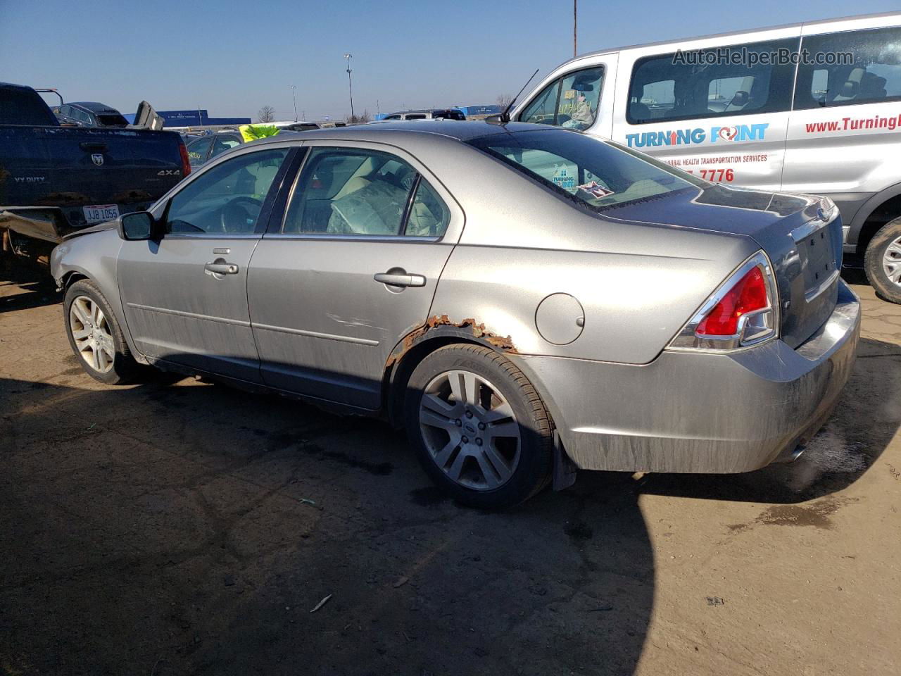 2008 Ford Fusion Sel Silver vin: 3FAHP08168R267432