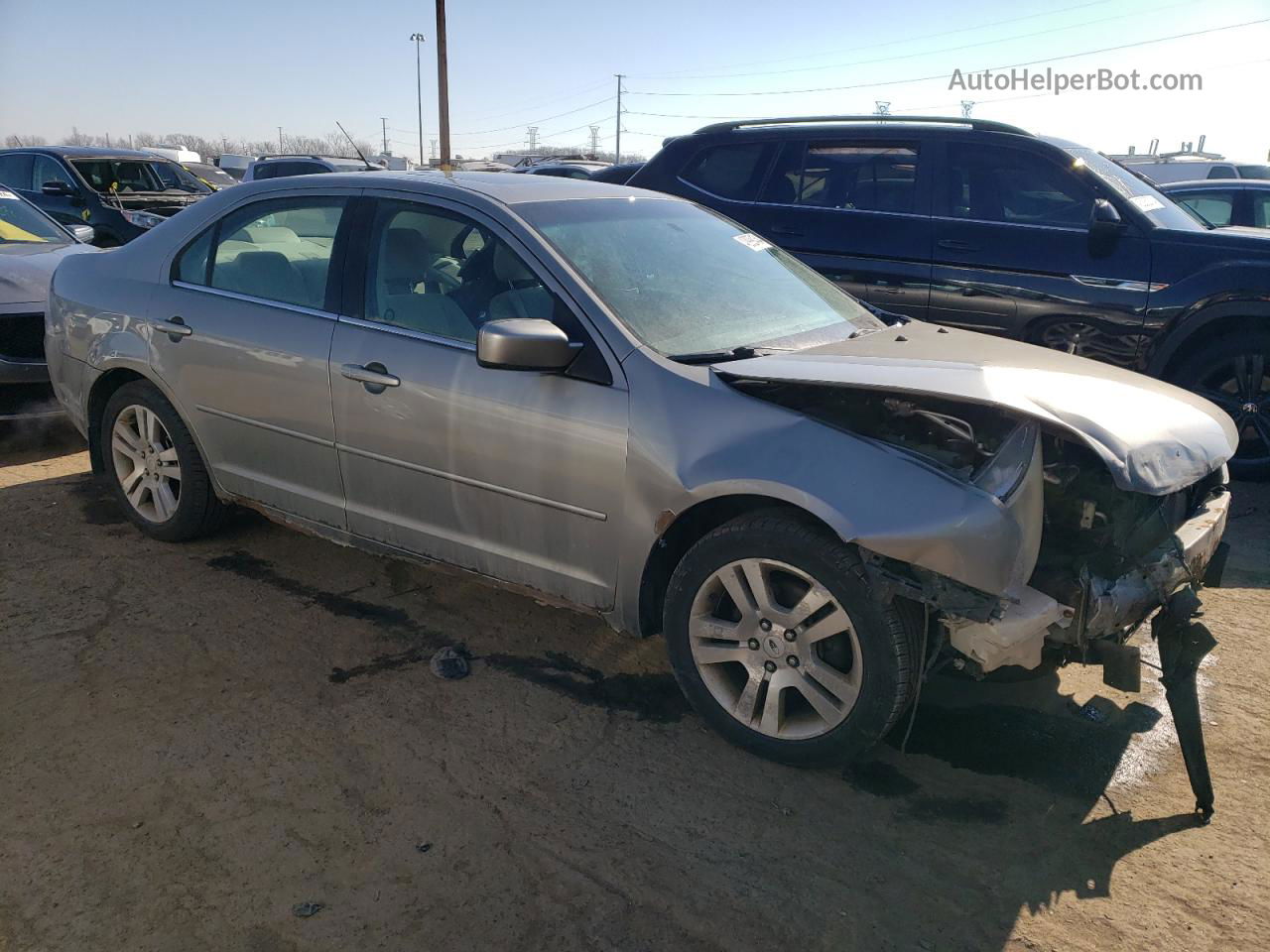 2008 Ford Fusion Sel Silver vin: 3FAHP08168R267432