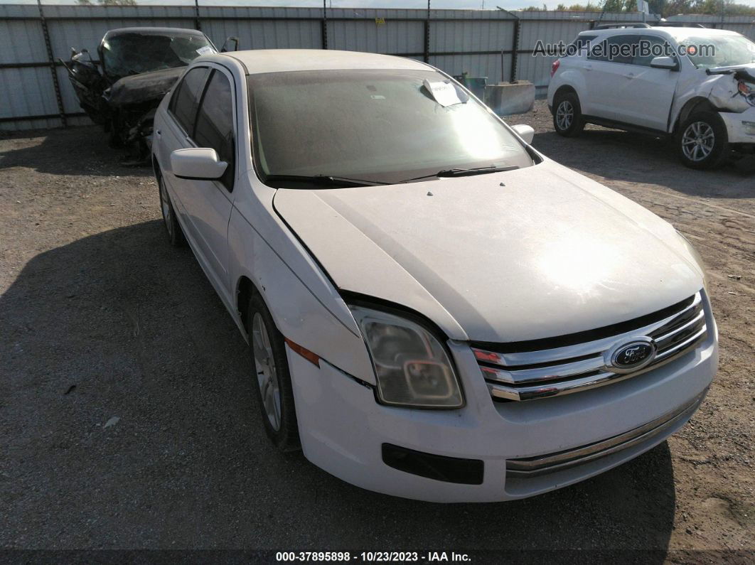 2006 Ford Fusion Sel White vin: 3FAHP08176R114796