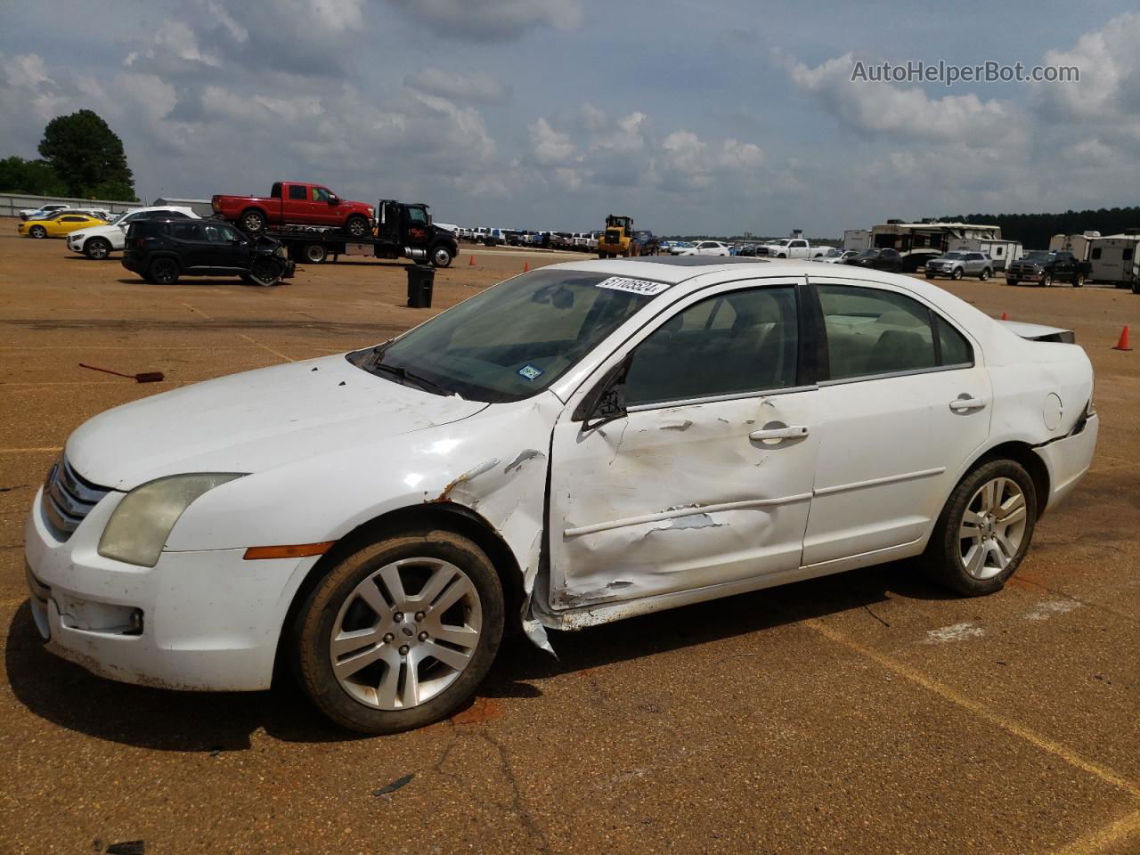 2006 Ford Fusion Sel White vin: 3FAHP08176R175565